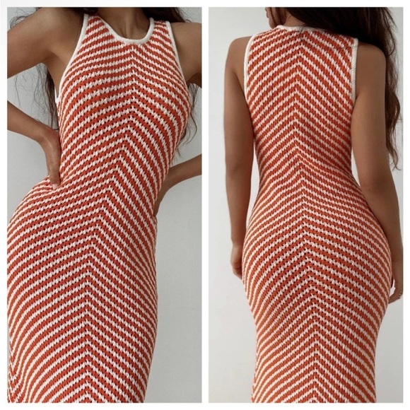 NWOT Zara Limited Edition Crochet Dress - Picture 4 of 16